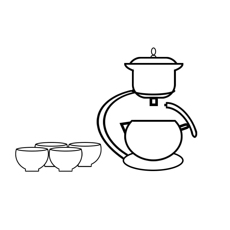 Everything goes well means persimmon automatic tea set lazy tea maker –  Pu'er Phonograph Tea house