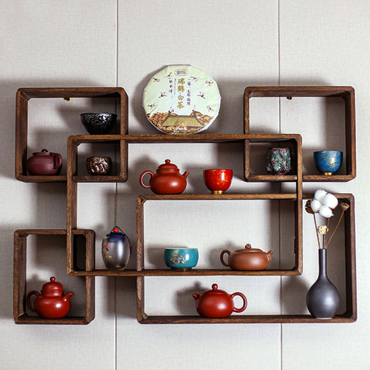 Wooden Display Shelf