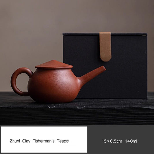 Zhuni Clay "Fisherman" Teapot Set