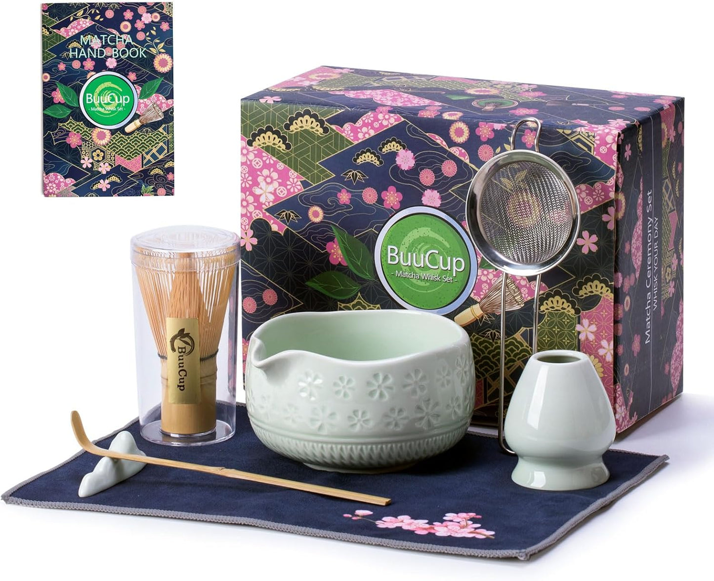 Mint Sakura Matcha Set