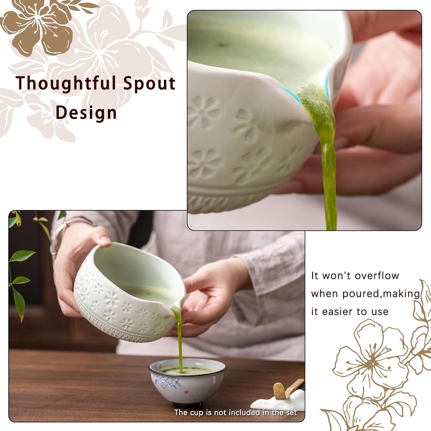 Mint Sakura Matcha Set