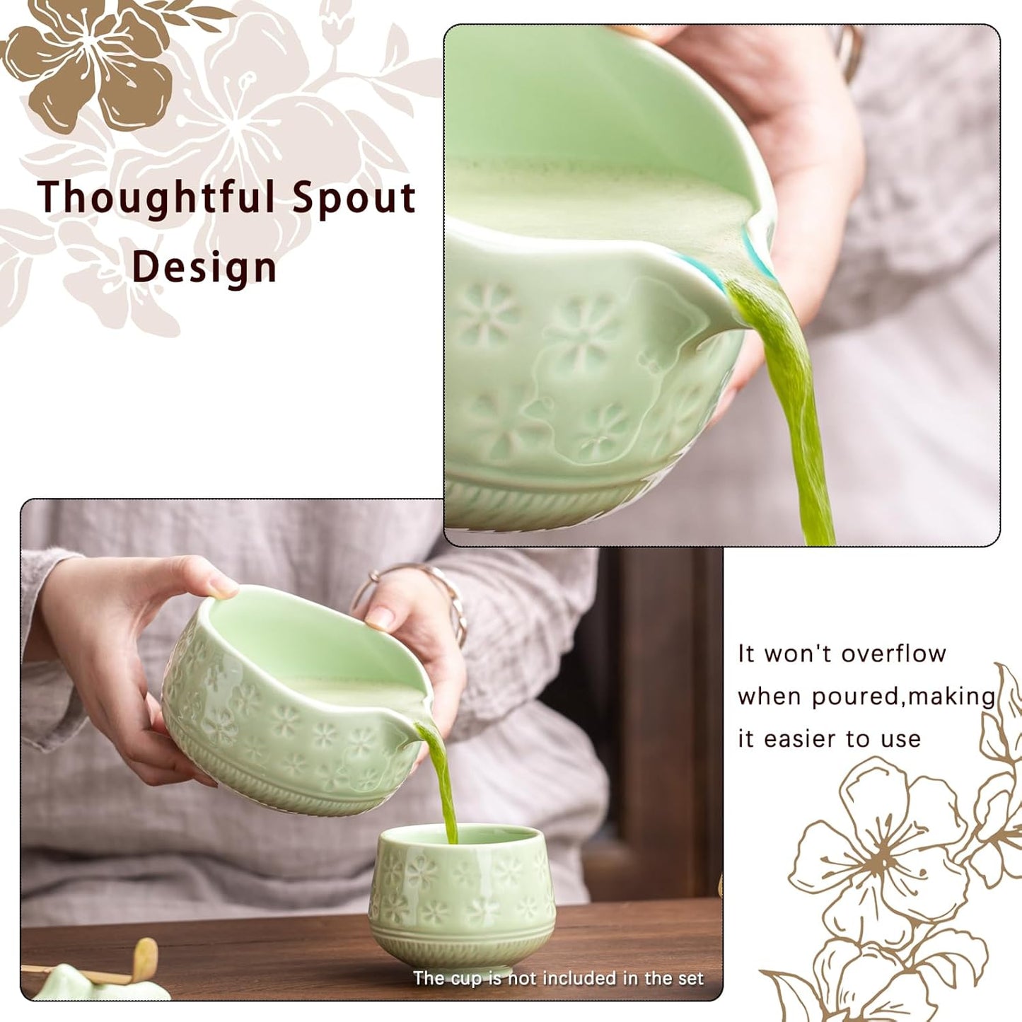 Green Sakura Matcha Set