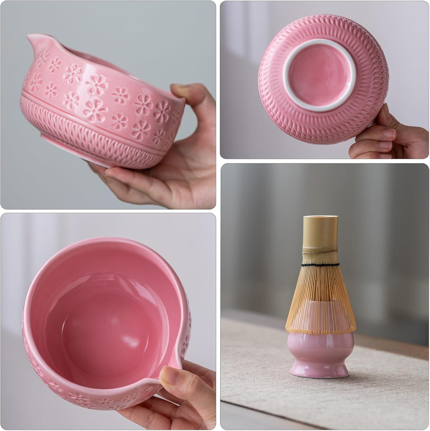 Pink Sakura Matcha Set