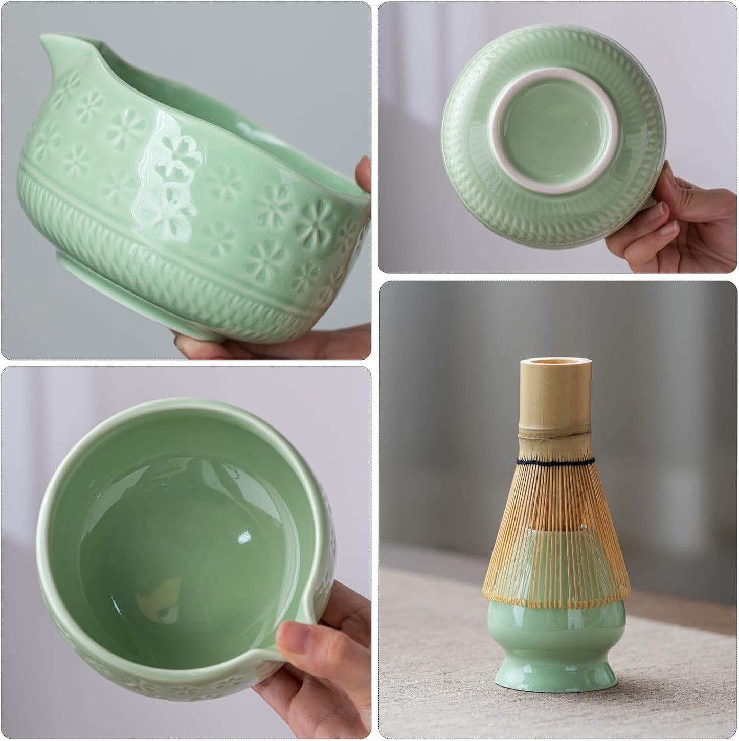 Green Sakura Matcha Set