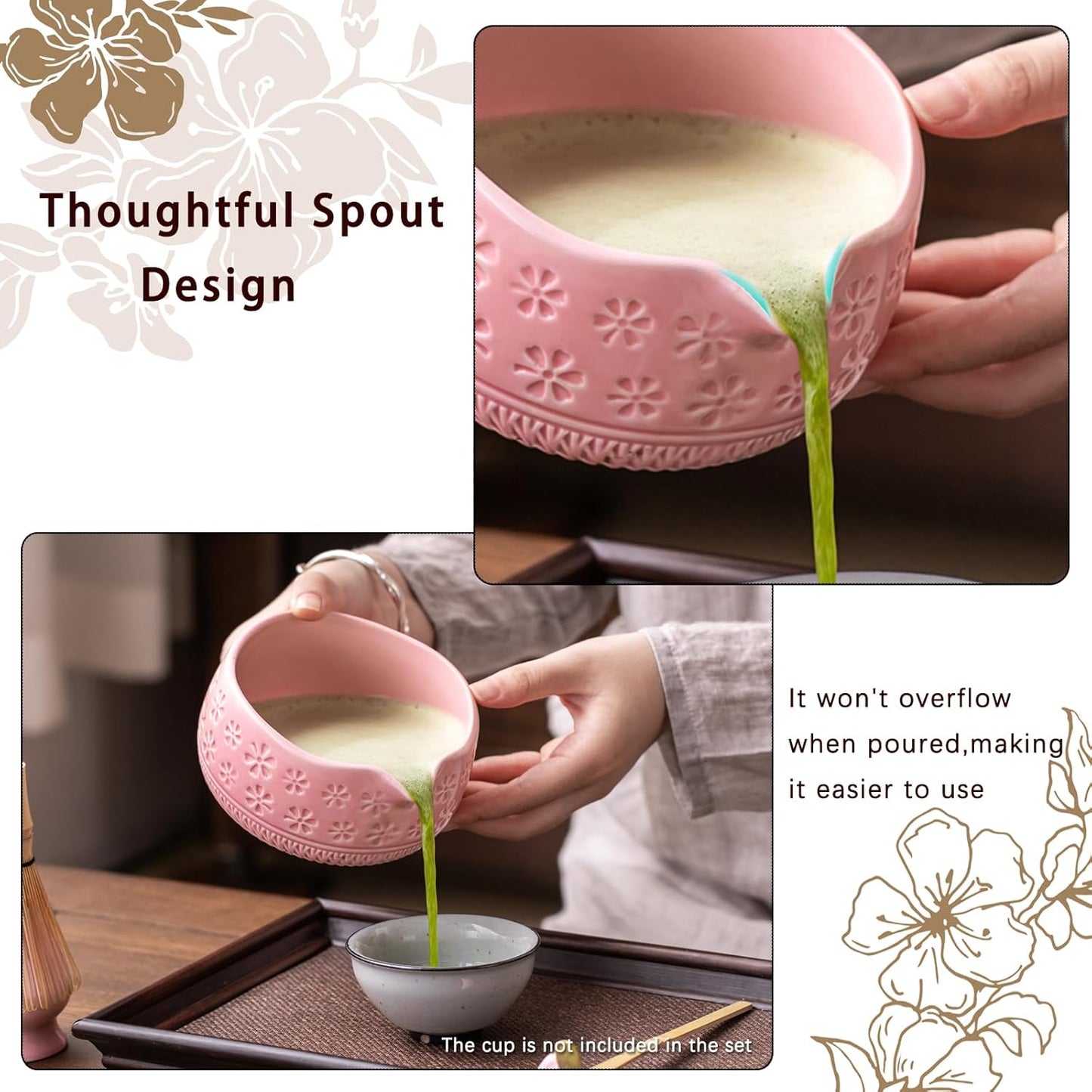 Pink Sakura Matcha Set