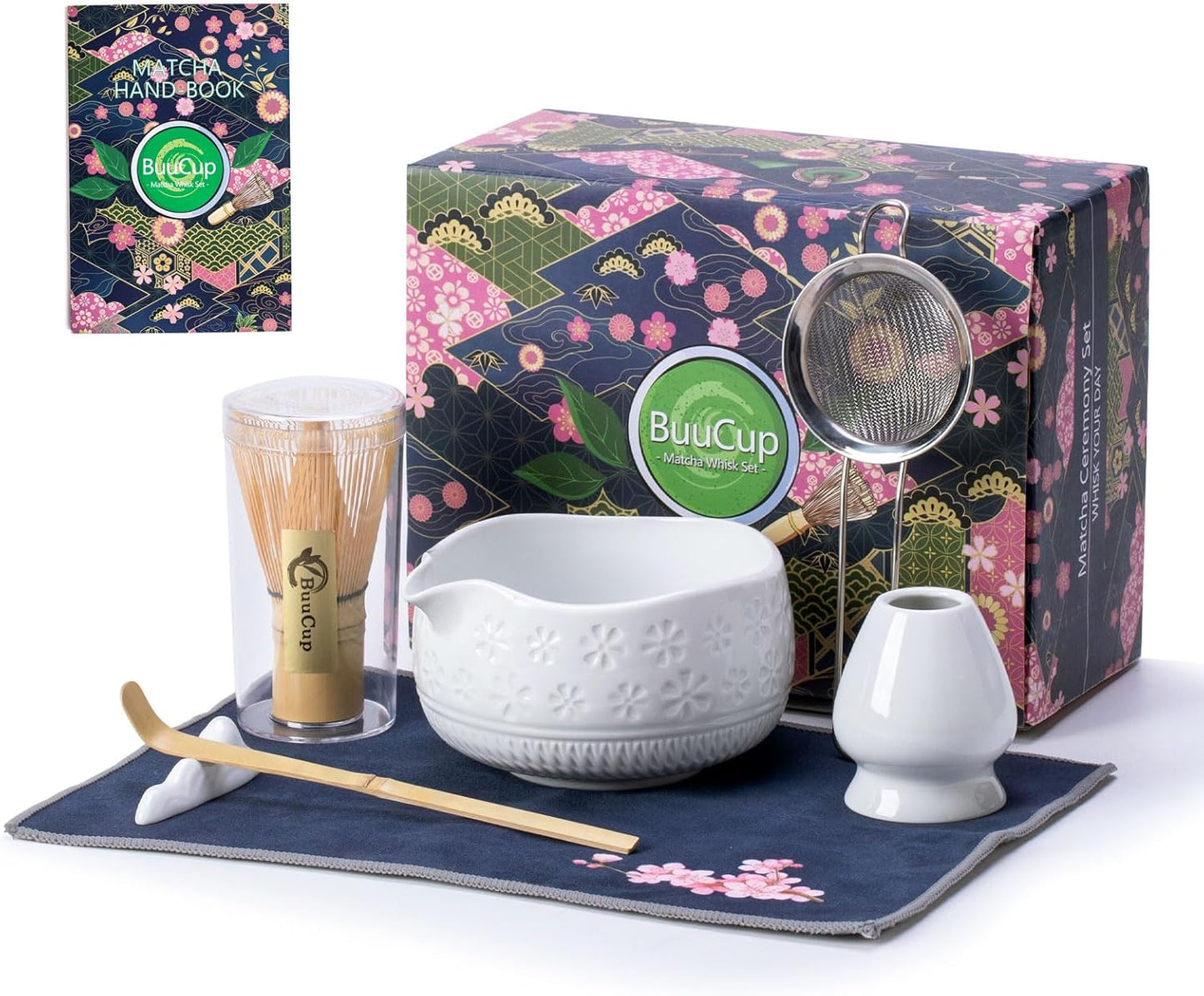 White Sakura Matcha Set