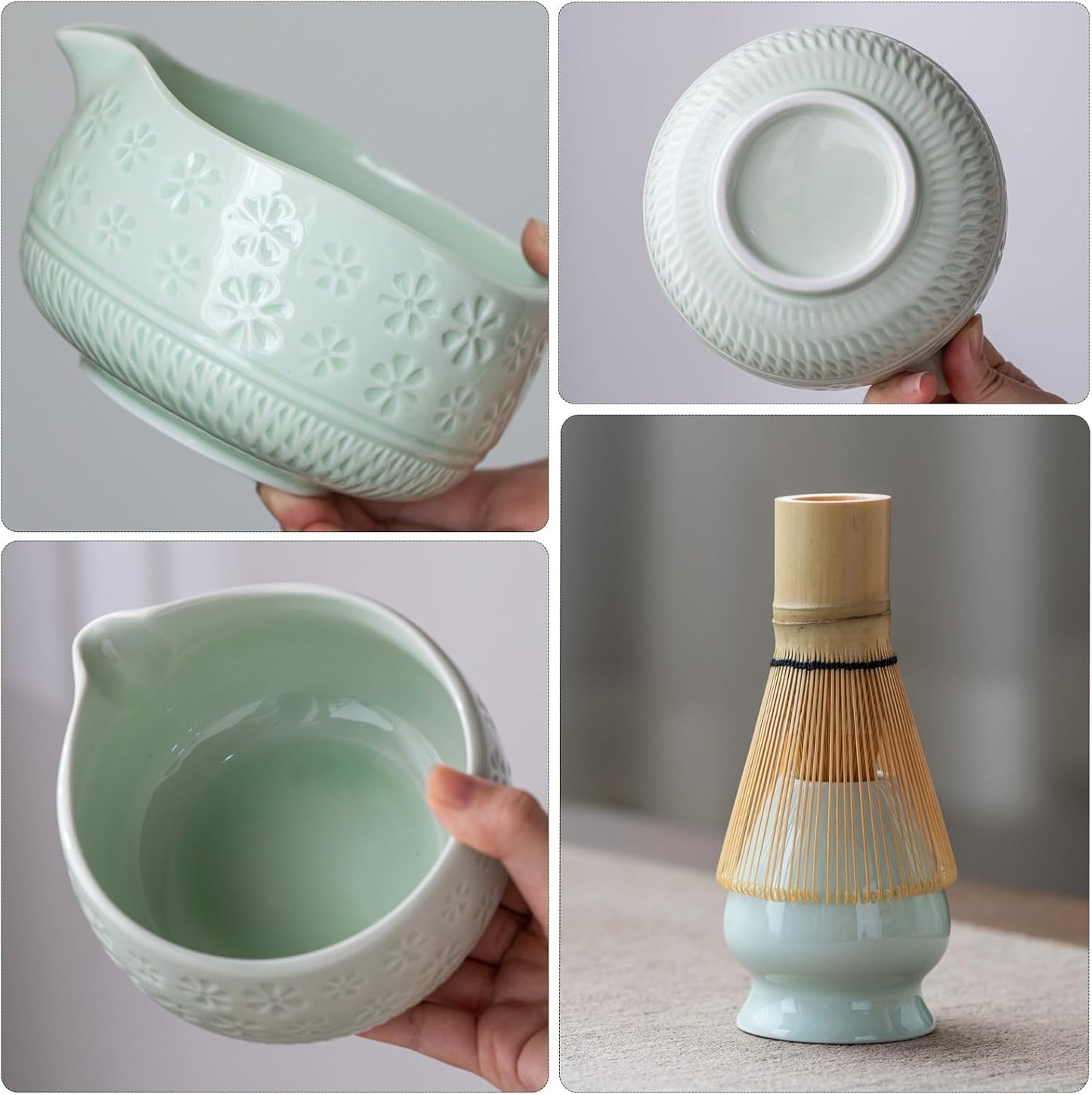 Mint Sakura Matcha Set