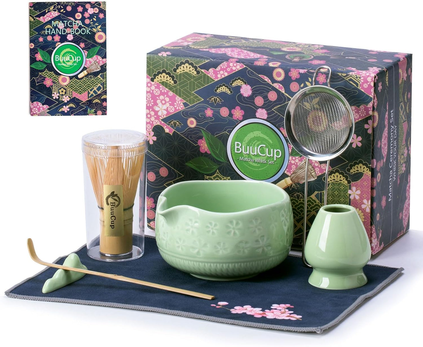 Green Sakura Matcha Set