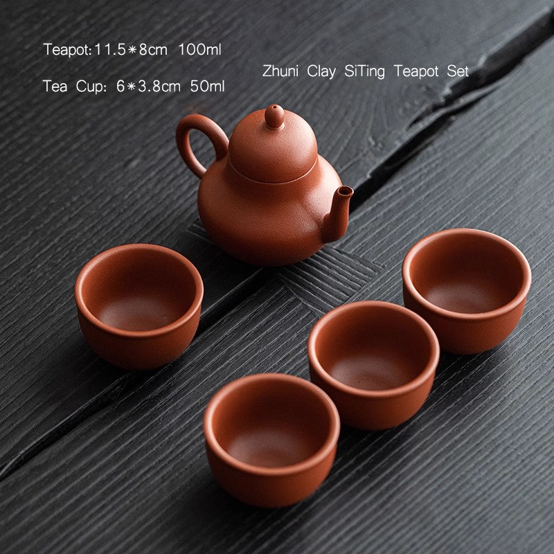 Zhuni Clay "SiTing" Teapot Set 100ml