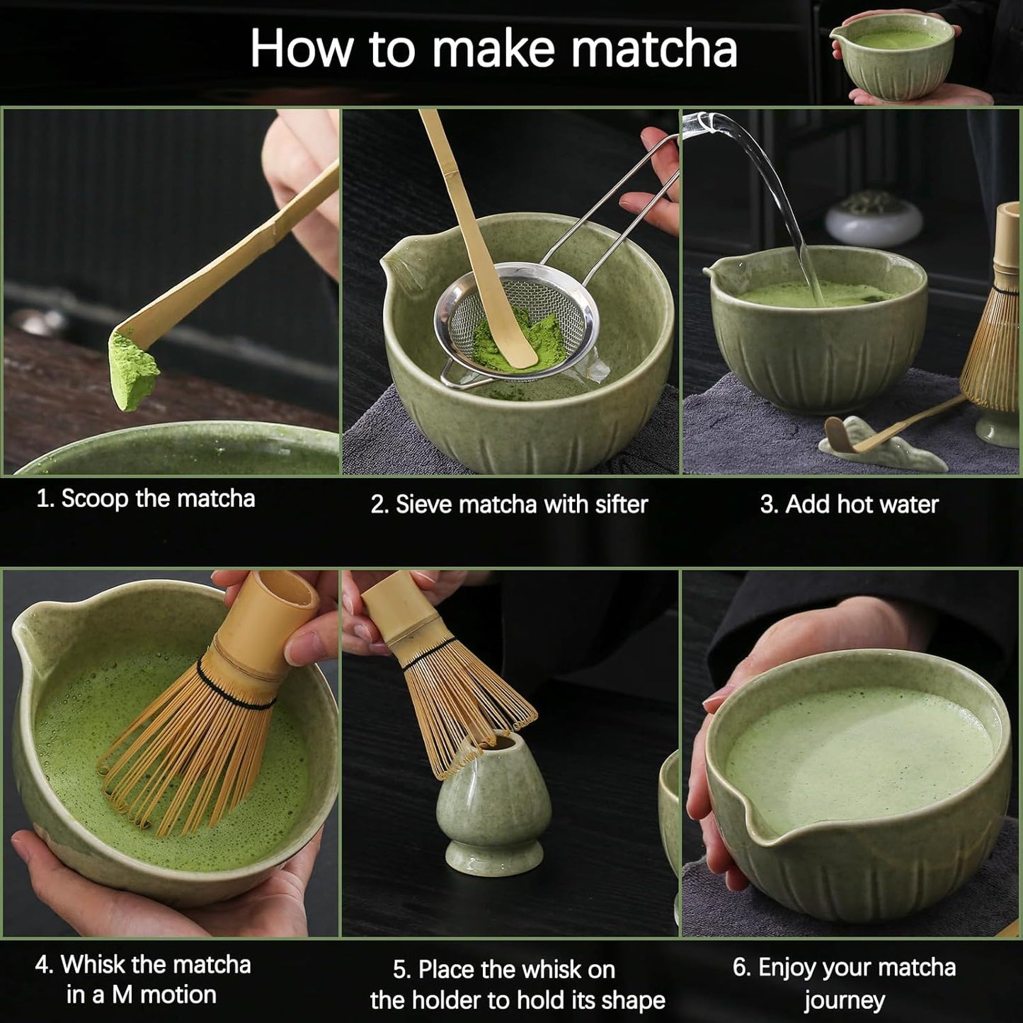 10 Pcs Matcha Set 450ml