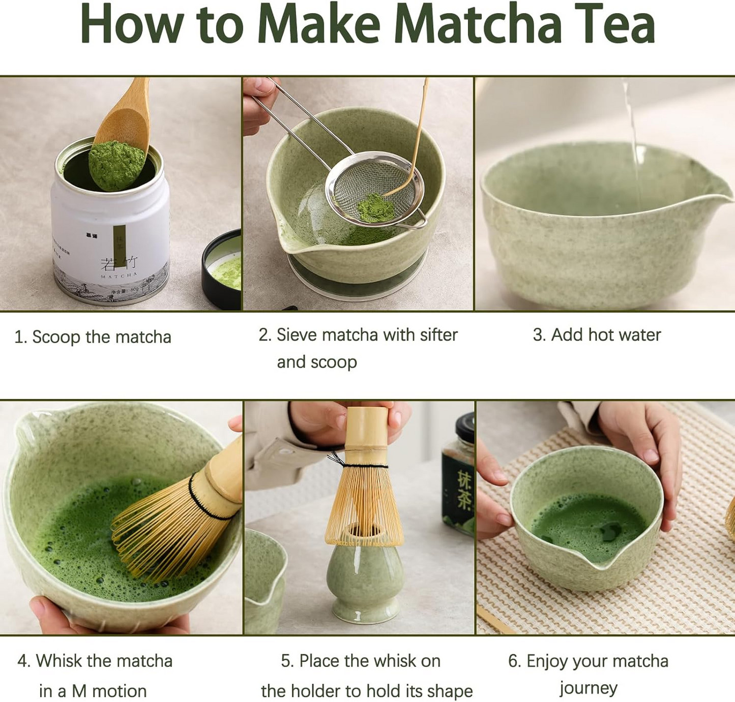 10pcs Matcha Set 500ml