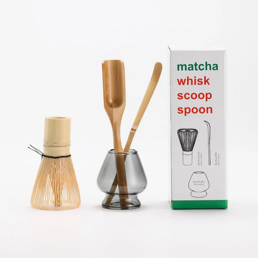 Glass Matcha Whisk Set