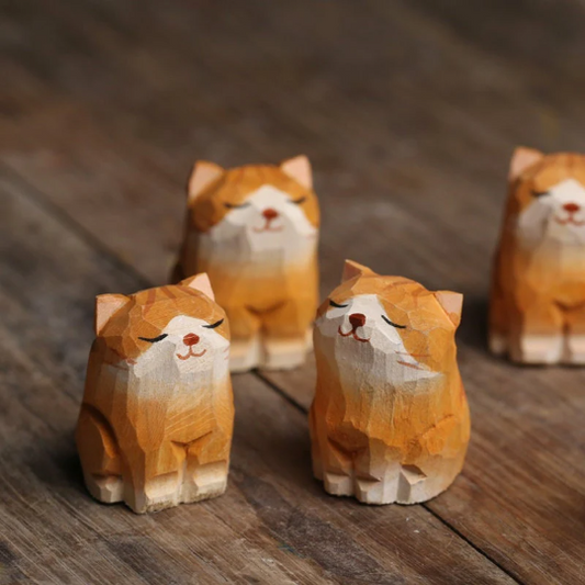 Set of 2 Cats Tea Pet