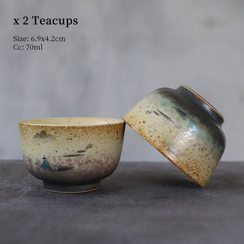 Set of 2 Tea Cup 70/100ml