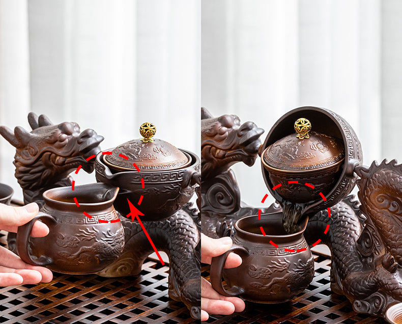 Dragon Automatic Tea Set Lazy Tea Set - SWpartty