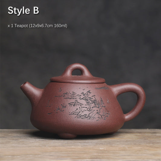 Purple Clay Pot 90/160/280ml